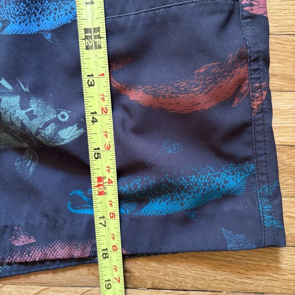 Kavu Shorts Mens Small Belted Outdoor Fish Hiking Trail Casual Summer‎ Quick Dry - Picture 6 of 10